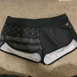 Hurley flag swim bottoms